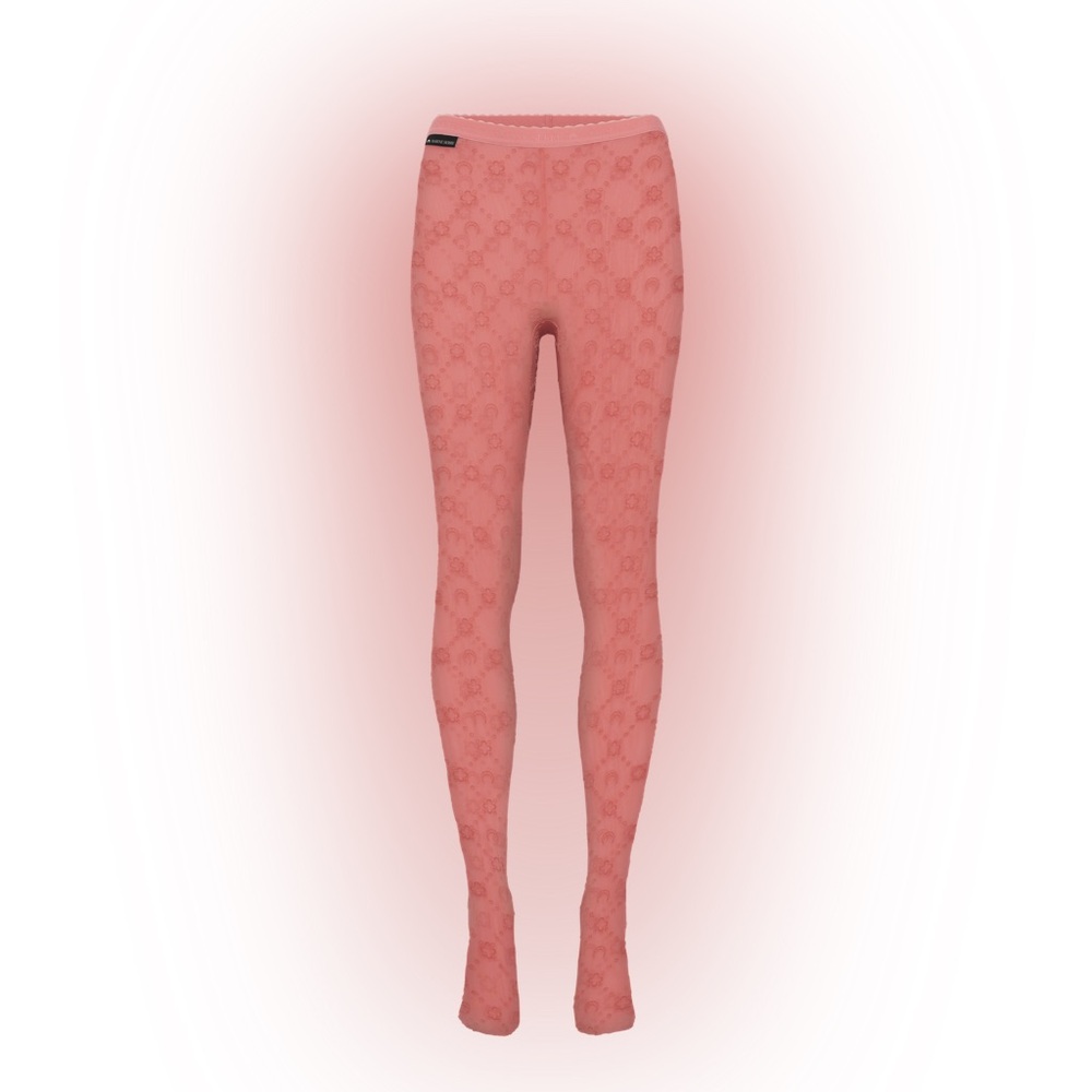 Marine Serre Recycled moon mesh tights